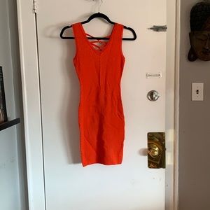 Bright Orange Guess Dress